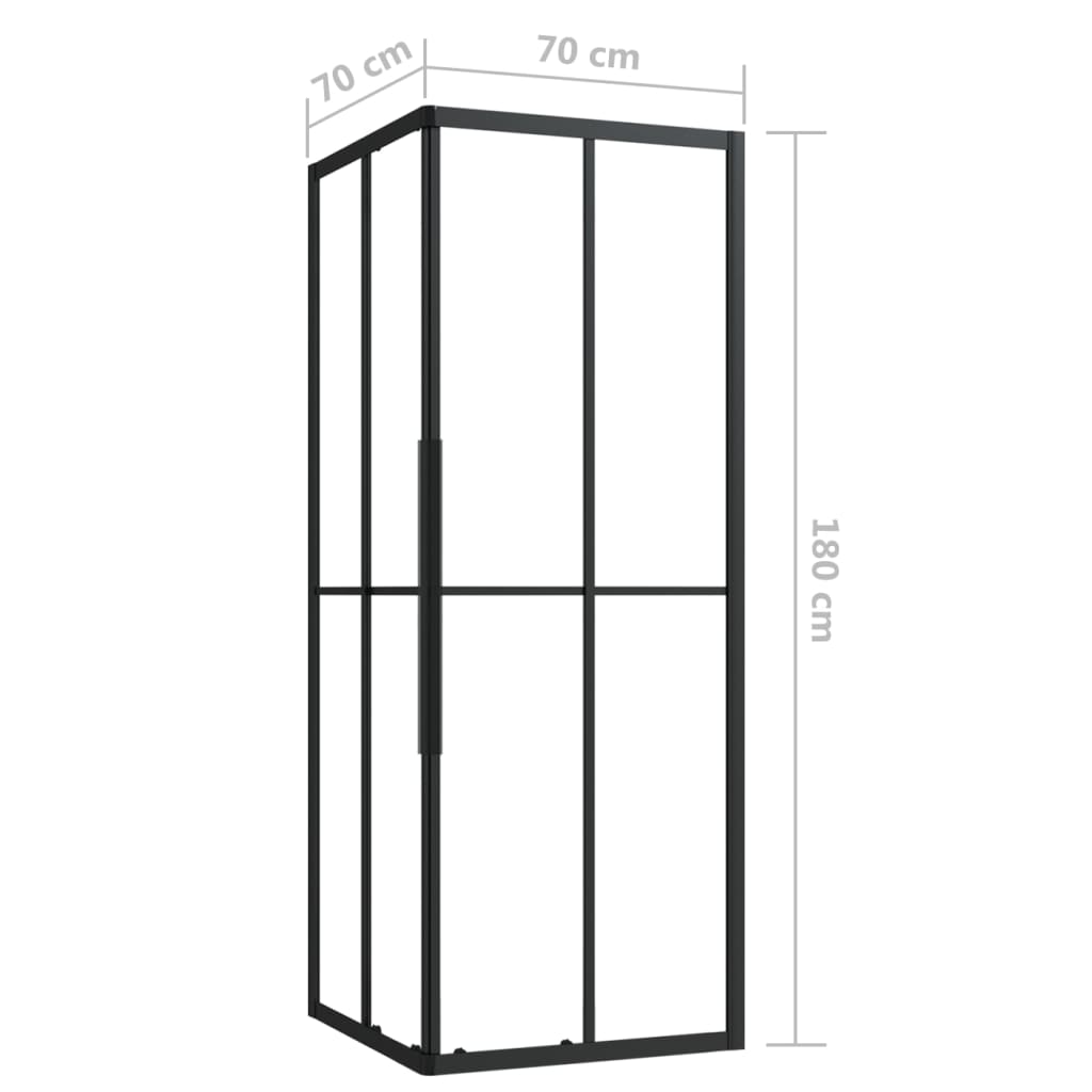 Shower Cabin ESG 70x70x180 cm - Bend