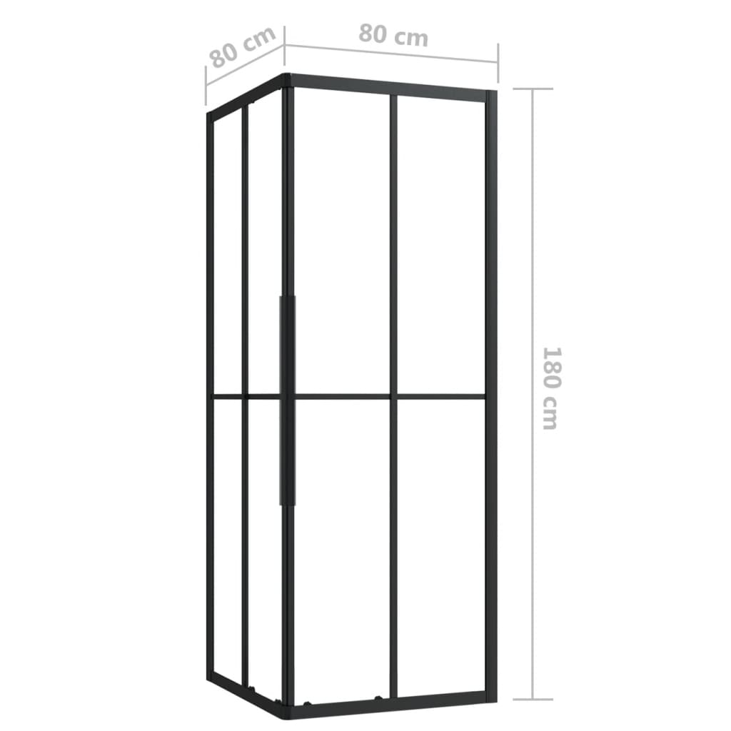 Shower Cabin ESG 80x80x180 cm