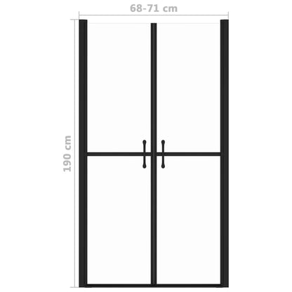 Shower Door Clear ESG (68-71)x190 cm - Bend