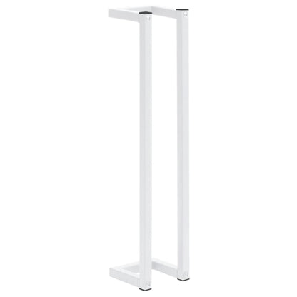 White Steel Towel Holder - Bend