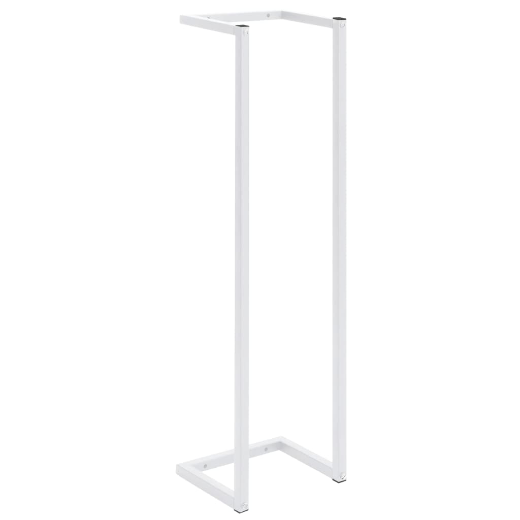 White Steel Towel Holder - Bend