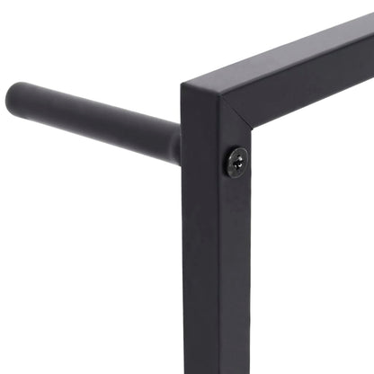 Black Steel Towel Holder - Bend