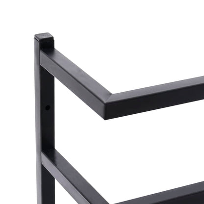 Black Steel Towel Rack - Bend