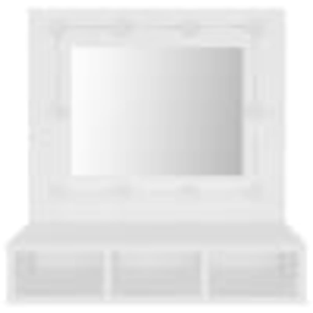 Mirror Cabinet with LED White 60x31.5x62 cm - Bend