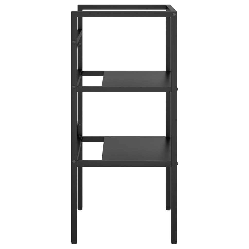 Bathroom Washbasin Frame Black 40x38x83 cm Iron - Bend