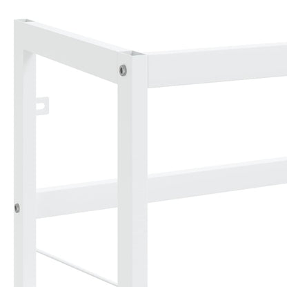 Bathroom Washbasin Frame White 40x38x83 cm Iron - Bend