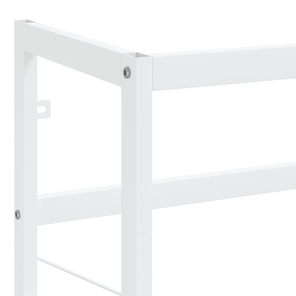 Bathroom Washbasin Frame White 79x38x83 cm Iron - Bend