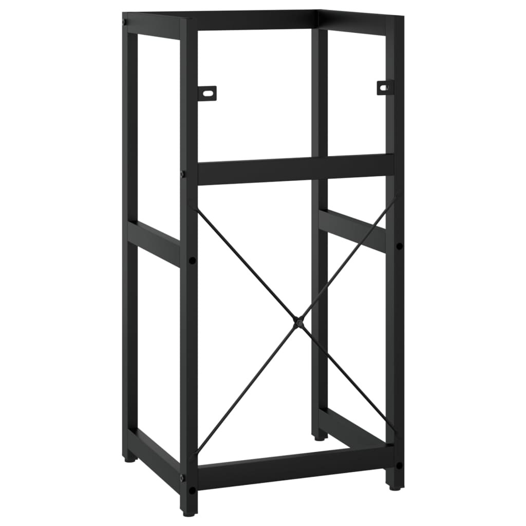 Bathroom Washbasin Frame Black 40x38x83 cm Iron - Bend