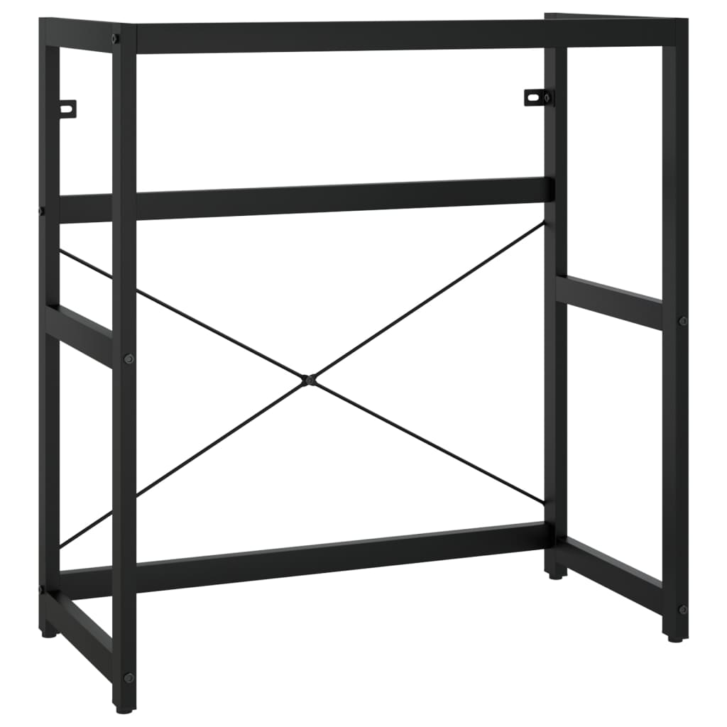 Bathroom Washbasin Frame Black 79x38x83 cm Iron - Bend