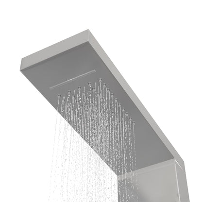 Shower Panel System Stainless Steel Square - Bend