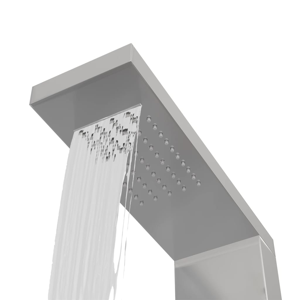 Shower Panel System Stainless Steel Square - Bend