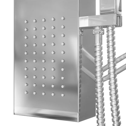 Shower Panel System Stainless Steel Square - Bend