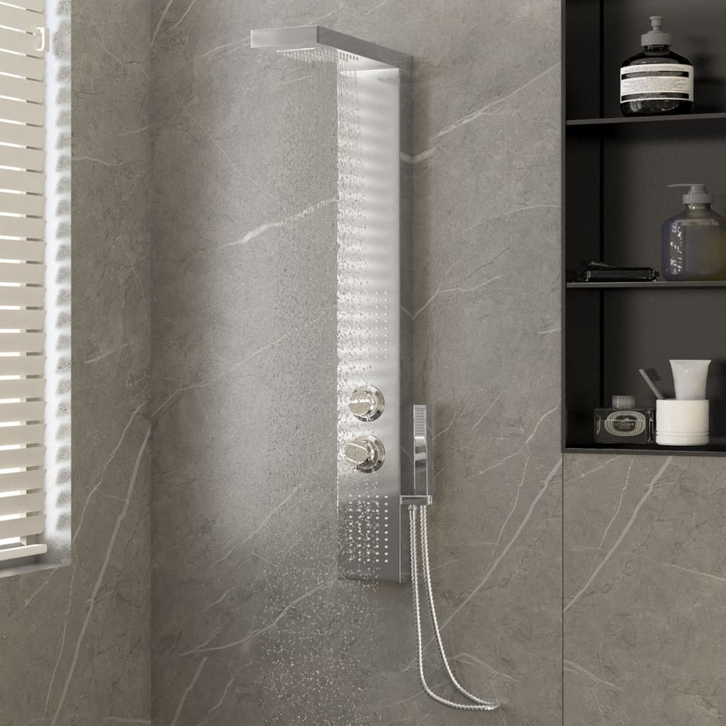 Shower Panel System Stainless Steel Square - Bend