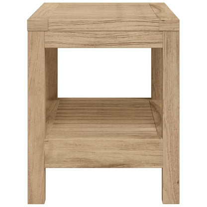 Bathroom Side Table 60x30x45 cm Solid Wood Teak - Bend