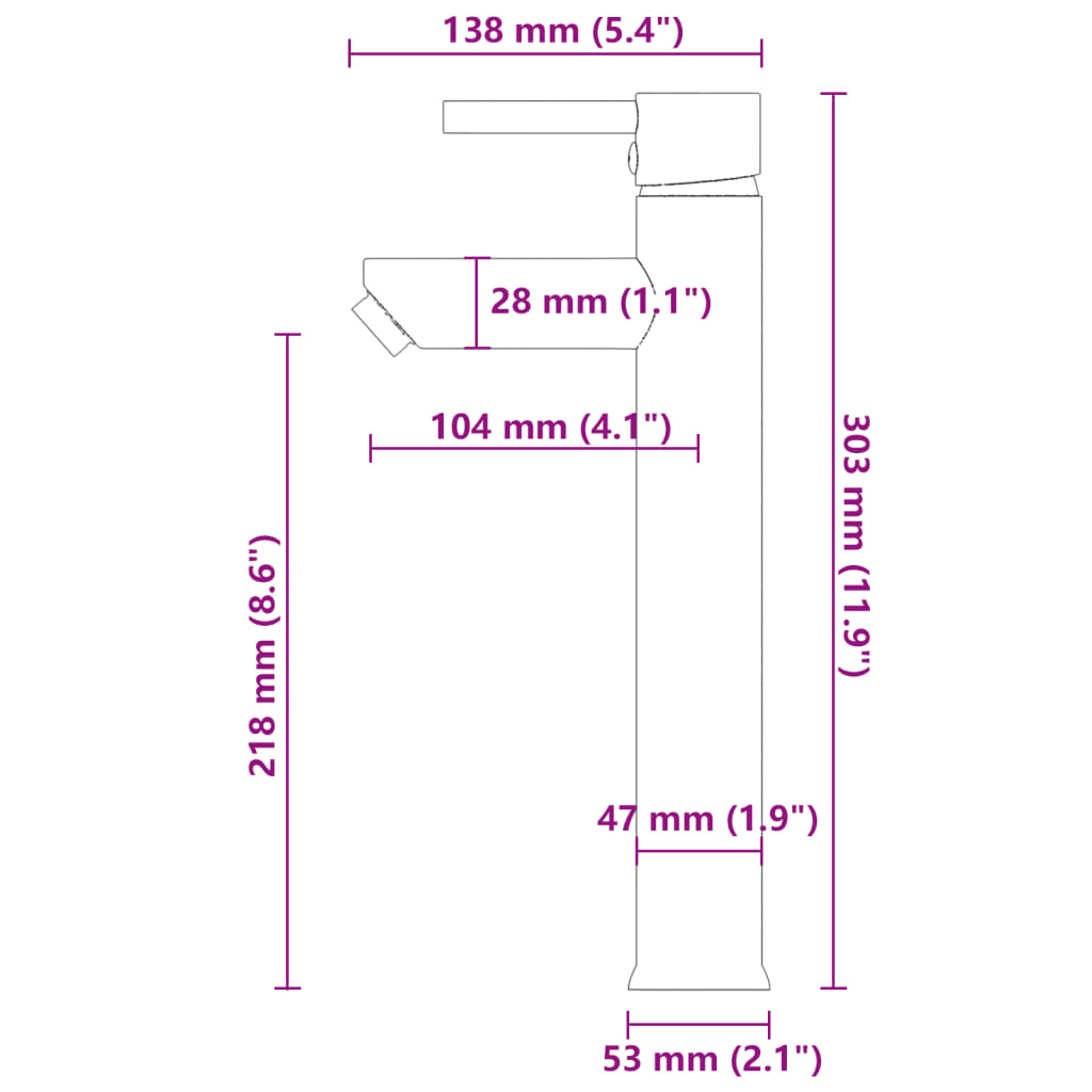 Bathroom Sink with Tap and Push Drain Clear Tempered Glass - Bend