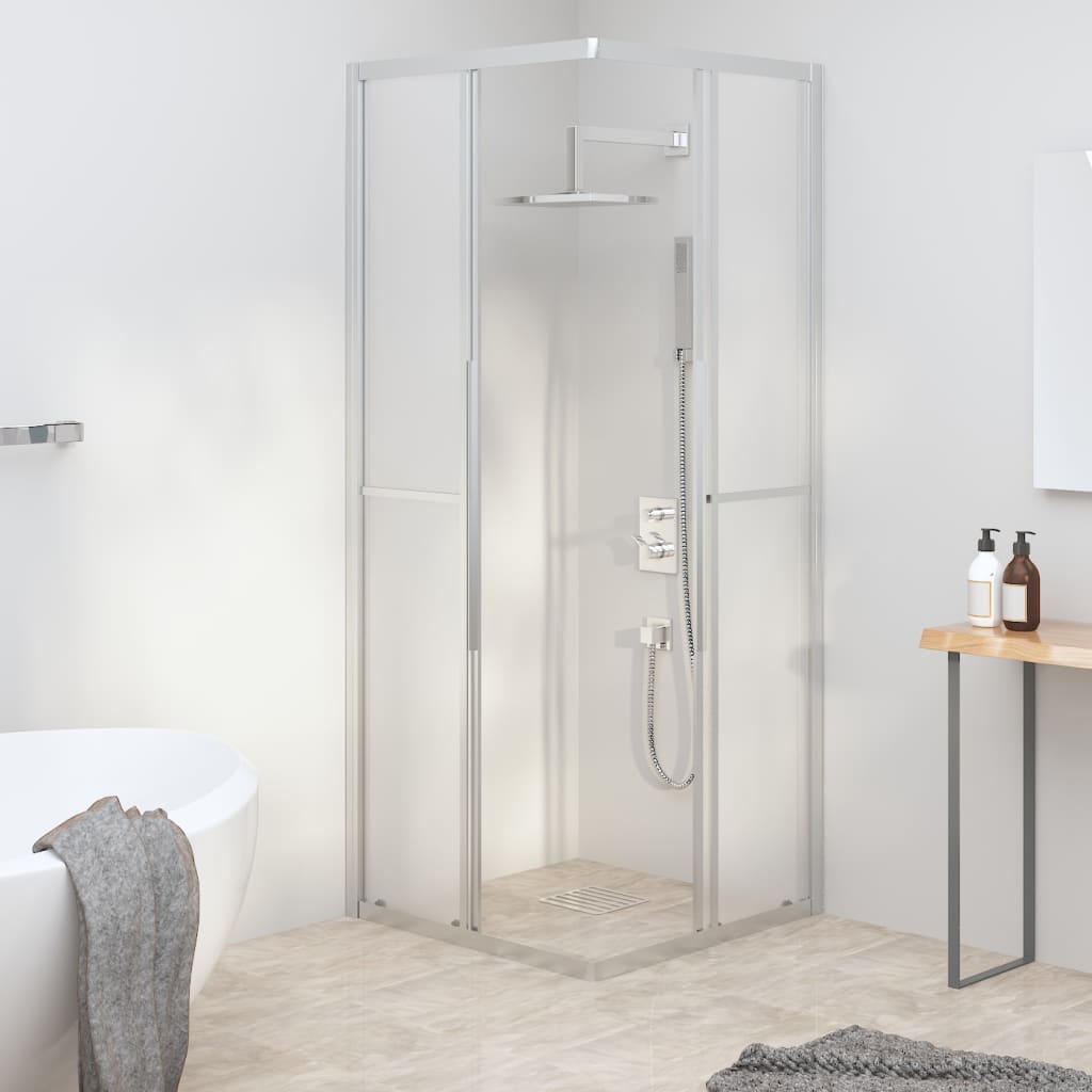 Shower Cabin Frosted ESG 70x70x180 cm - Bend