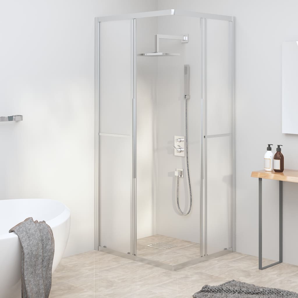 Shower Cabin Frosted ESG 90x70x180 cm