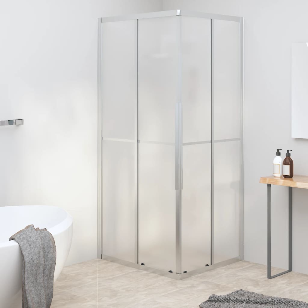 Shower Cabin Frosted ESG 90x70x180 cm