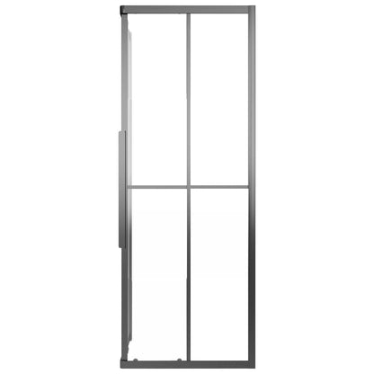 Shower Cabin Frosted ESG 80x70x180 cm Black - Bend