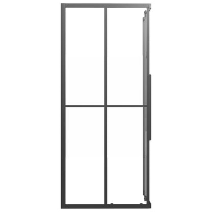 Shower Cabin Frosted ESG 80x70x180 cm Black - Bend