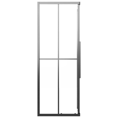 Shower Cabin Frosted ESG 80x80x180 cm Black - Bend