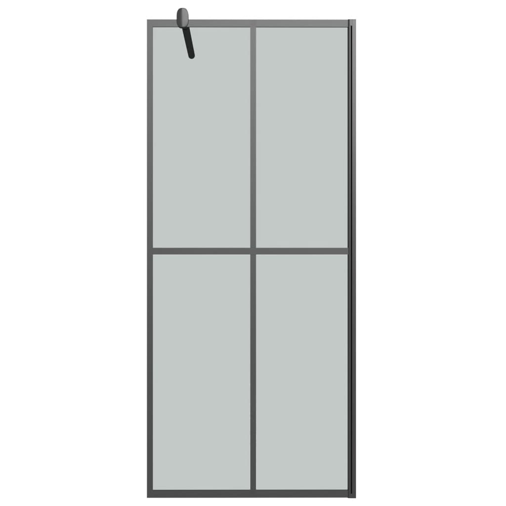 Walk-in Shower Screen Dark Tempered Glass - Bend