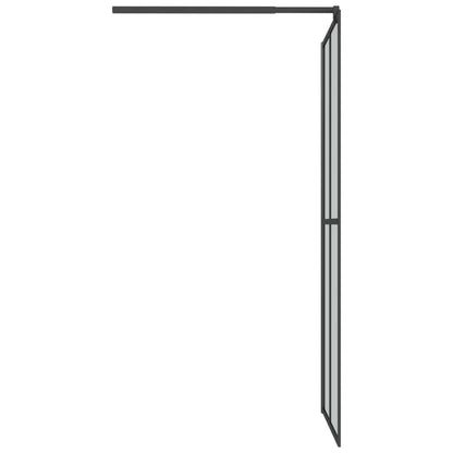 Walk-in Shower Screen Dark Tempered Glass - Bend