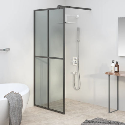 Walk-in Shower Screen Dark Tempered Glass - Bend