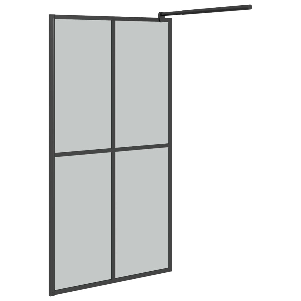 Walk-in Shower Screen Dark Tempered Glass - Bend