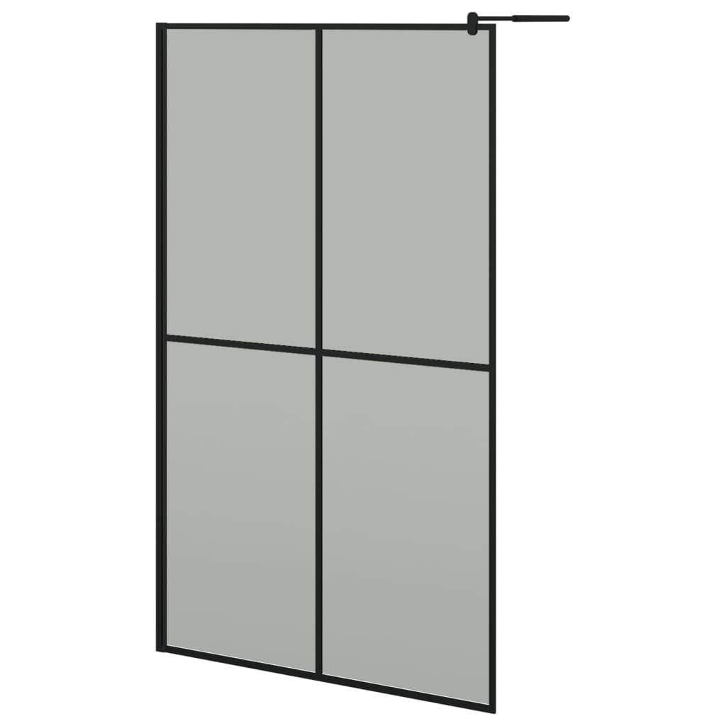 Walk-in Shower Screen Dark Tempered Glass - Bend