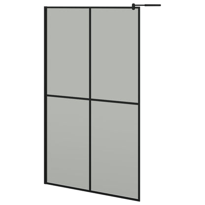 Walk-in Shower Screen Dark Tempered Glass - Bend