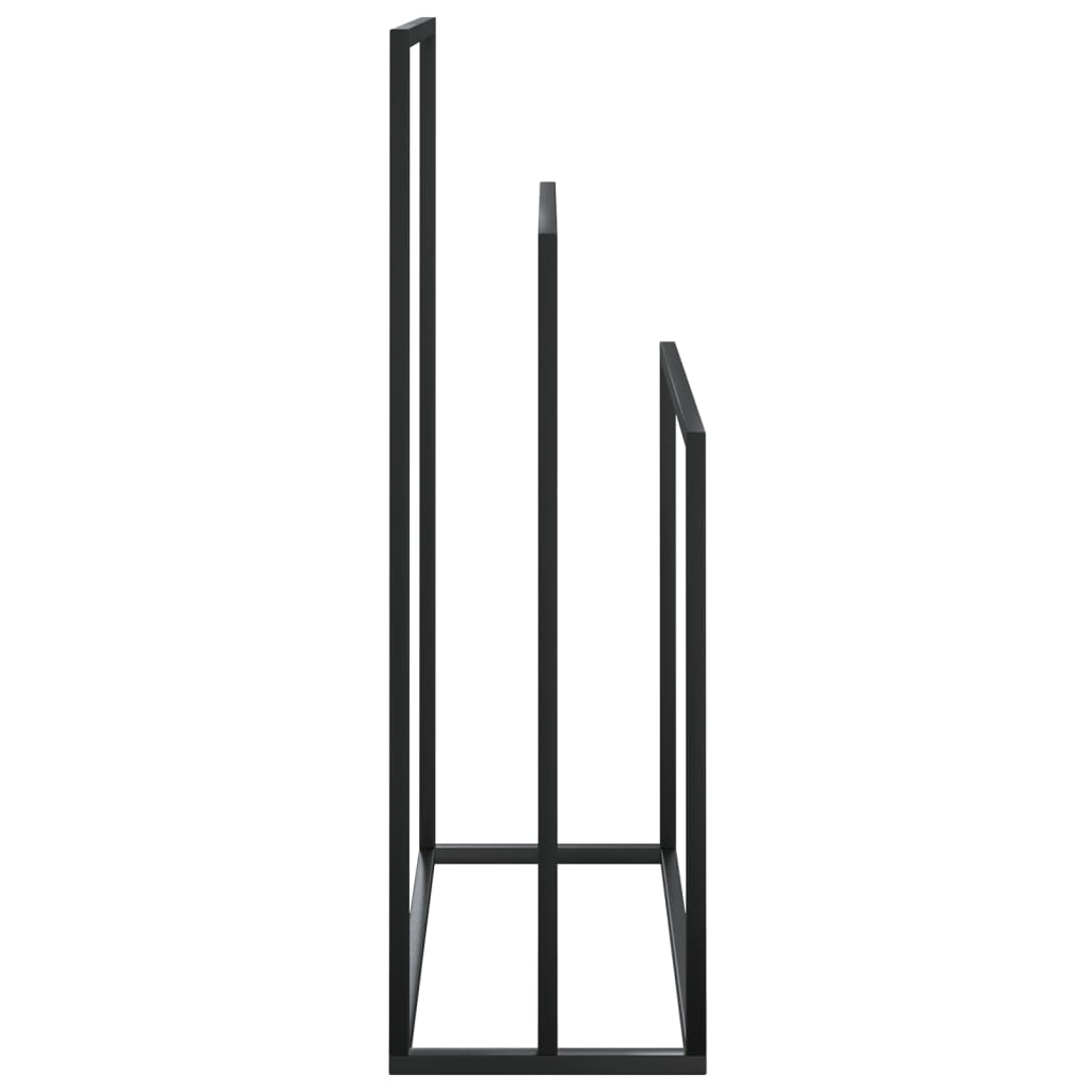 Freestanding Towel Rack Black - 3 Tier - Bend