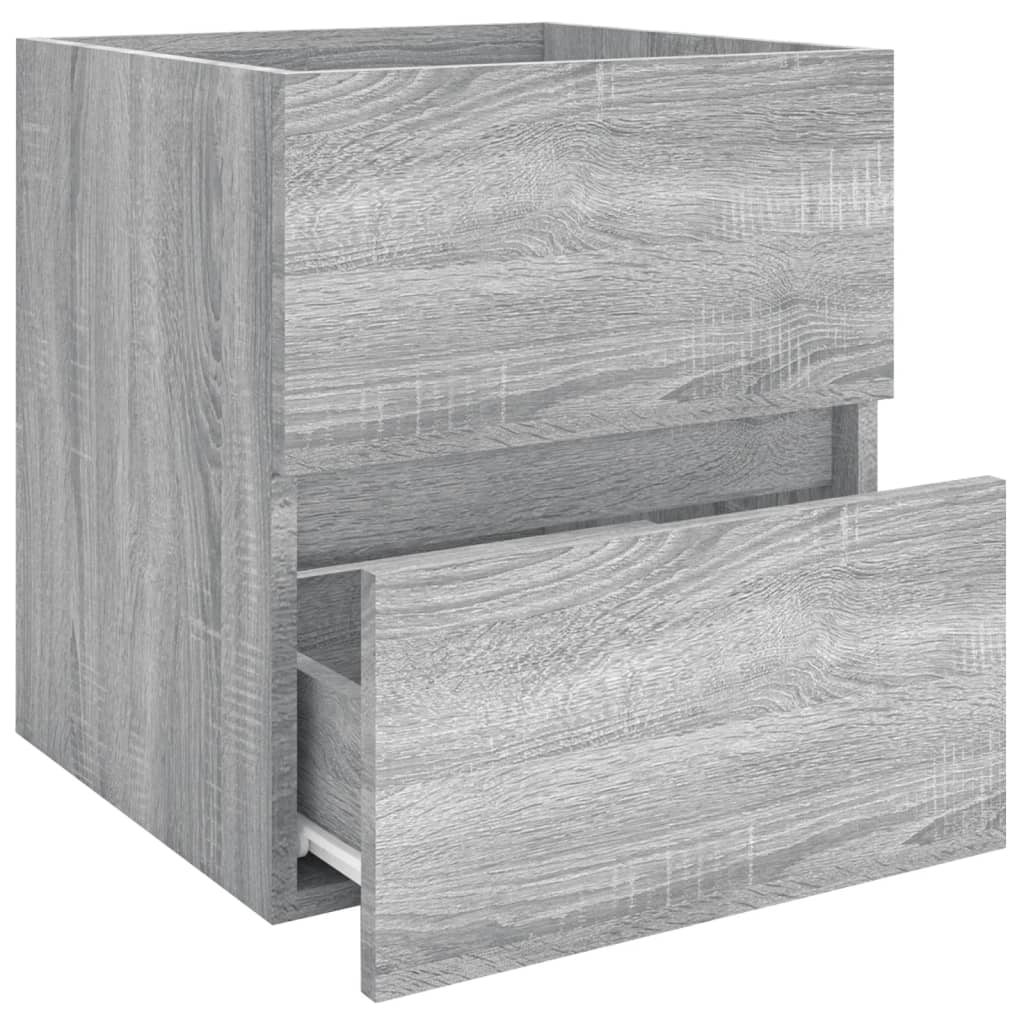 Sink Cabinet Grey Sonoma 41x38.5x45 cm Engineered Wood