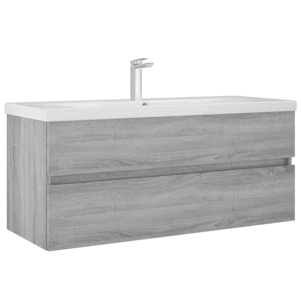 Sink Cabinet Grey Sonoma 100x38.5x45 cm Engineered Wood