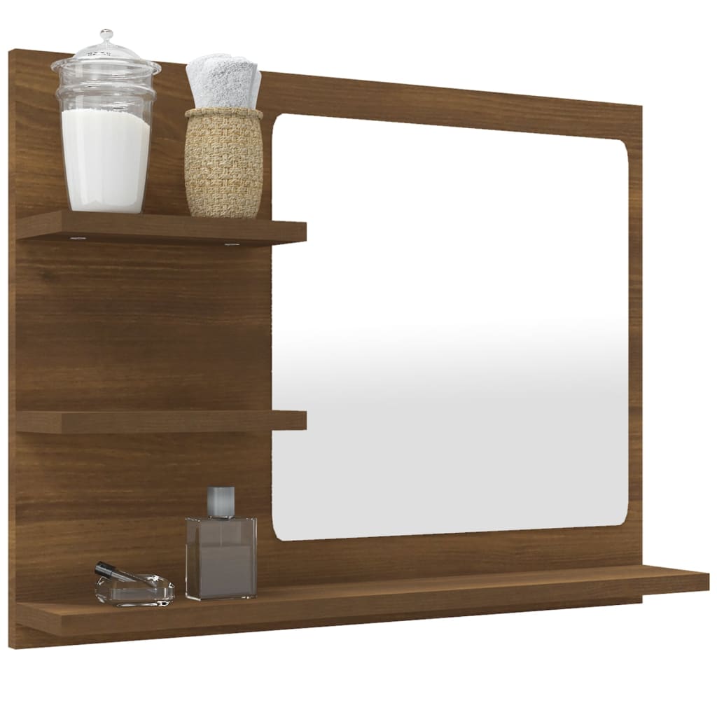 Bathroom Mirror Engineered Wood in Various Colors and Sizes - Bend