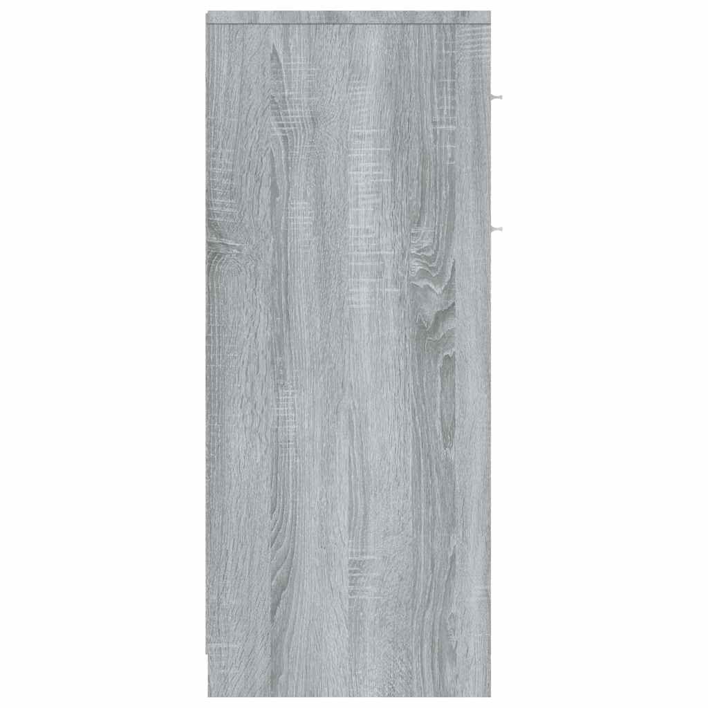 Bathroom Cabinet Grey Sonoma 60x33x80 cm Engineered Wood