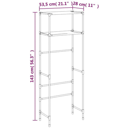 2-Tier Storage Rack over Laundry Machine/ Toilet - Bend