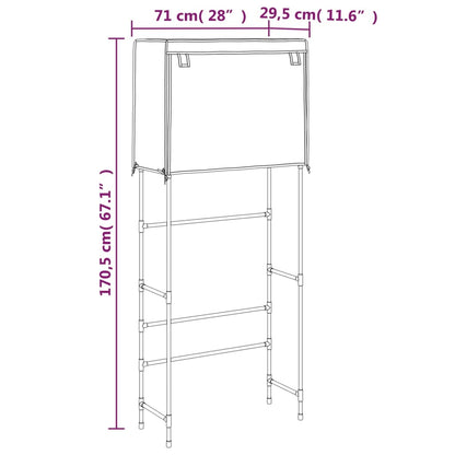 2-Tier Storage Rack over Laundry Machine/ Toilet - Bend