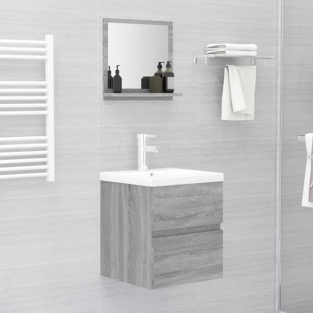 Bathroom Mirror Engineered Wood in Various Colors and Sizes - Bend