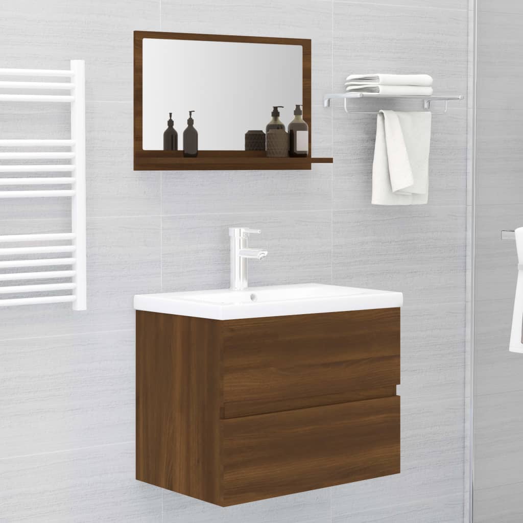 Bathroom Mirror Engineered Wood in Various Colors and Sizes - Bend