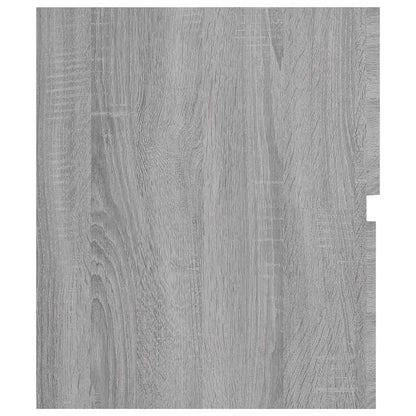 2 Piece Bathroom Furniture Set Grey Sonoma Engineered Wood