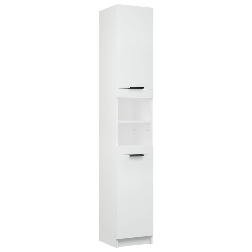 Bathroom Cabinet White 32x34x188.5 cm Engineered Wood - Bend