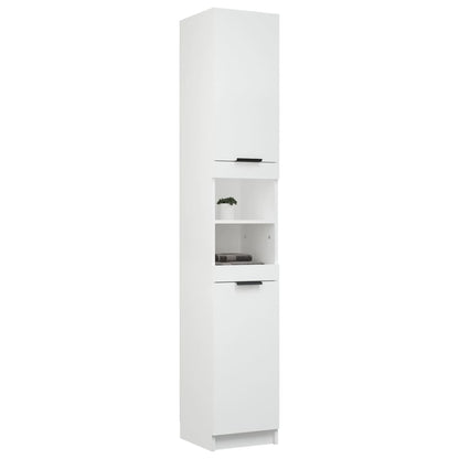 Bathroom Cabinet White 32x34x188.5 cm Engineered Wood - Bend