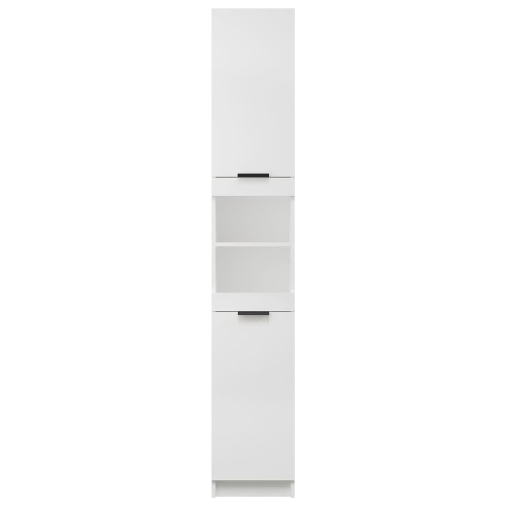 Bathroom Cabinet White 32x34x188.5 cm Engineered Wood - Bend