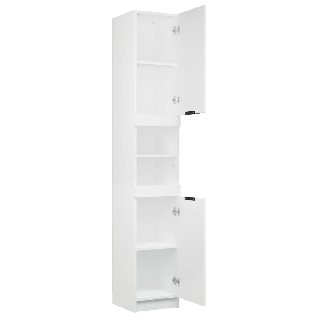 Bathroom Cabinet White 32x34x188.5 cm Engineered Wood - Bend