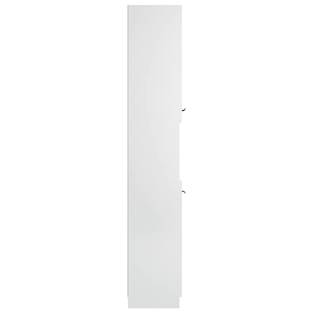 Bathroom Cabinet White 32x34x188.5 cm Engineered Wood - Bend