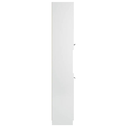 Bathroom Cabinet White 32x34x188.5 cm Engineered Wood - Bend