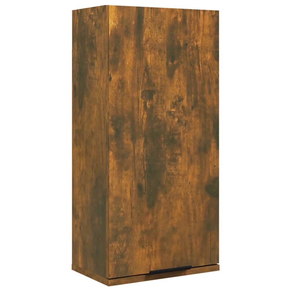 Wall-mounted Bathroom Cabinet Smoked Oak 32x20x67 cm - Bend