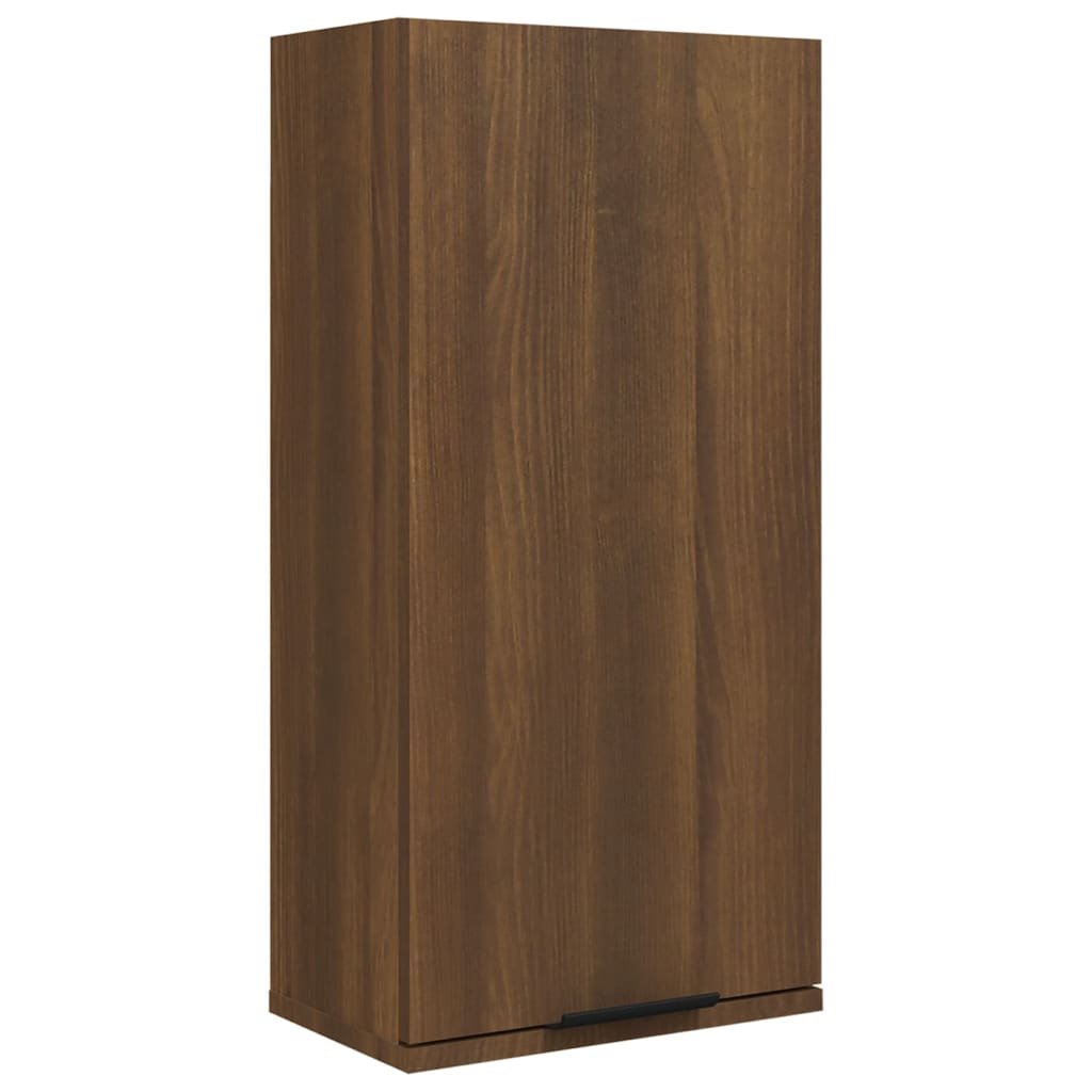 Wall-mounted Bathroom Cabinet Brown Oak 32x20x67 cm - Bend