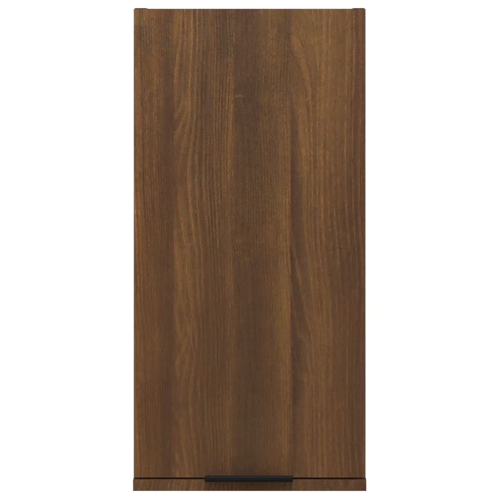 Wall-mounted Bathroom Cabinet Brown Oak 32x20x67 cm - Bend